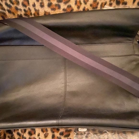 COPY - Men’s Black Leather Coach Messenger Bag - Picture 2 of 5